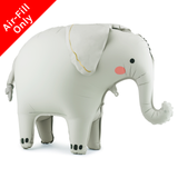 A 36 inch Standing Elephant Foil Balloon, manufactured by PartyDeco.
