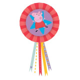 A Peppa Pig Rosette Badge, manufactured by Unique.
