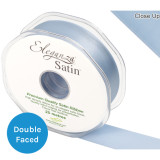 Light Blue Satin Ribbon - 25mm x 20m (1)