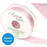 Light Pink Satin Ribbon - 25mm x 20m (1)