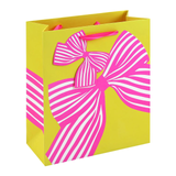 A Neon Bow Medium Gift Bag.
