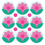 A Print & Pattern Daisy by Catherine Pooler Mini Layered Stencil Set, manufactured by Sizzix.