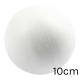 A pack of 25 Plain Polystyrene Balls, measuring approximately 10cm.