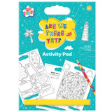 An Are We There Yet Activity Pad.