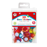 A pack of 3D Gem Stickers.