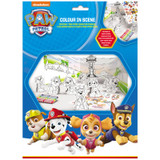 A Paw Patrol Colour In Scene.