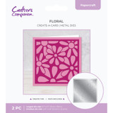 A Floral Create-a-Card Metal Die Set, manufactured by Crafter’s Companion.
