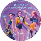 A pack of 8 K-Pop Demon Hunters Paper Plates.