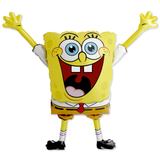 A 36 inch Spongebob Squarepants Foil Balloon, manufactured by Flexmetal.