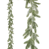 A 1.2m frosty fir garland.