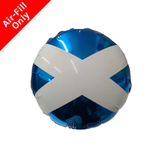 A 9 inch Scotland Flag Mini Foil Balloon.