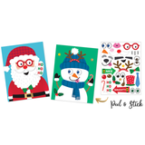 A Christmas Make Your Own Faces Craft Set.
