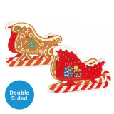 A Large Christmas Gift Sleigh.