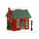 A DIY Wooden Christmas House.