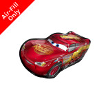A 9 inch Lightning McQueen Cars foil balloon, manufactured by Folat.