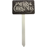 A Black Merry Christmas Chalkboard Pick.