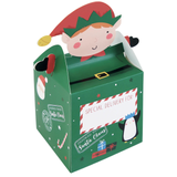 A set of 4 Christmas Elf Treat Boxes.