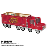 A Christmas Santa's Presents Truck Gift Display.