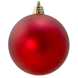 A 15cm Red Large Matte Bauble.
