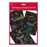 A Christmas Friend Scratch Art Set.