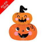 A 12 inch stack o lanterns foil balloon, manufactured by Anagram.