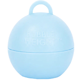 A 35g Baby Blue Bubble Weight.