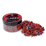 A 100ml pot of Cosmic Shimmer Cherry Flame Gilding Flakes.