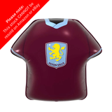 A 20 inch Aston Villa FC Football Shirt Foil Balloon.