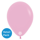 A pack of 12" Fashion Candy Pink Latex Balloons, manufactured by Sempertex.
