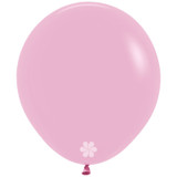 A pack of 18" Fashion Candy Pink Latex Balloons, manufactured by Sempertex.