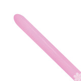 A pack of 260 Fashion Candy Pink Nozzle Up Entertainer Balloons, manufactured by Sempertex.