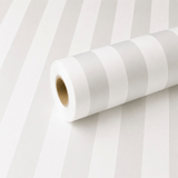 A roll of White Striped Frosted Film, measuring approx. 80cm x 80m.