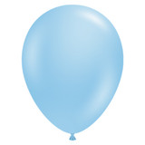 A pack of 50 11" Baby Blue Latex Balloons, manufactured by Tuftex.