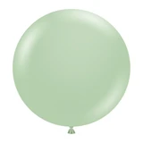A pack of 25 17" meadow latex balloons, manufactured by Tuftex.