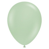 A pack of 50 11" Meadow latex balloons, manufactured by Tuftex.