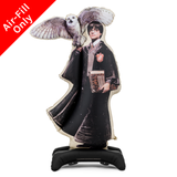 A 57 inch Harry Potter & Hedwig Standing Foil Balloon, manufactured by PartyDeco.