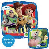 An 18 inch Toy Story 5 Square Foil Balloon, manufactured by Anagram.
