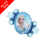 14 inch Frozen Elsa Frame Foil Balloon (1) - UNPACKAGED