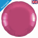 18" Dark Magenta Round Foil Balloon (1) 18" Dark Magenta Round Foil Balloon (1)