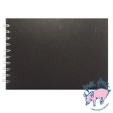 A5 Black Landscape Spiral Bound Sketchbook (1)