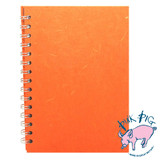 A5 Orange Portrait Spiral Bound Notebook (1)