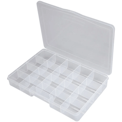 Plastic Storage Box - 18 Compartments (1) Plastic Storage Box - 18 Compartments (1)