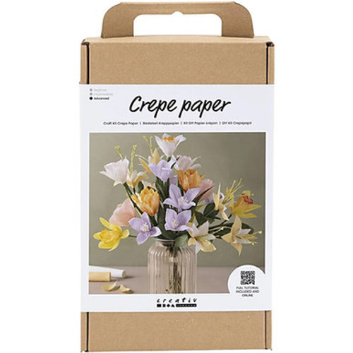 Flower Bouquet Crepe Paper Craft Kit (1) Flower Bouquet Crepe Paper Craft Kit (1)