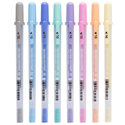Pastel Moonlight Gelly Roll Pens - 1mm (8)