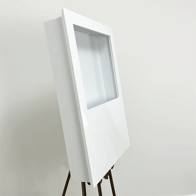White Acrylic Flower Box - 72cm x 50cm (1)