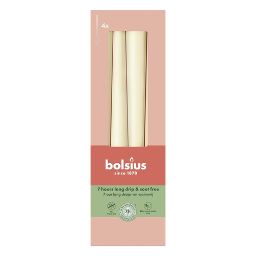 10 inch Soft Pearl Taper Candles (4) 10 inch Soft Pearl Taper Candles (4)