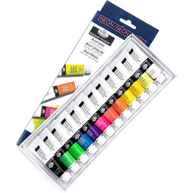 Royal & Langnickel Neon Acrylic Paint Set (12)