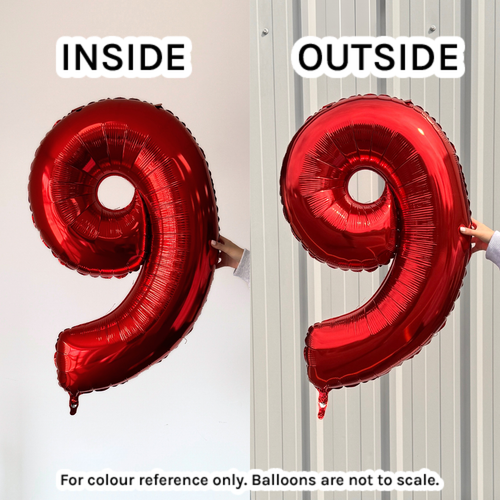 26 inch Red Number 1 Foil Balloon (1)