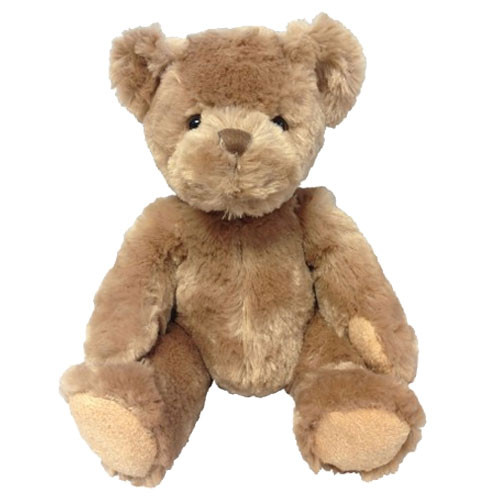 A sitting brown teddy bear
