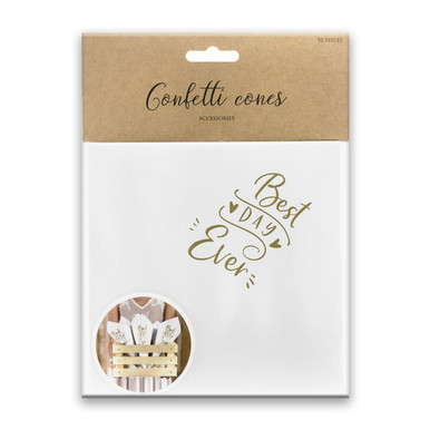 Best Day Ever Confetti Cones (10)